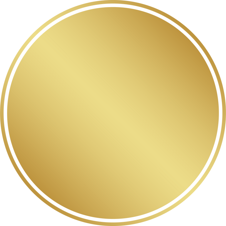 Gold Circle Label